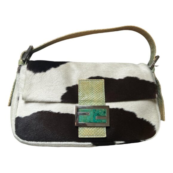 Fendi Handbags - Fendi Cow Print Baguette